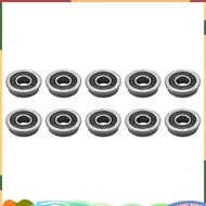 ncsqqkjyx 10Pcs F695- Bearing 5X13X4mm Flanged Miniature Deep Groove Ball Bearings F695RS for   2/3 