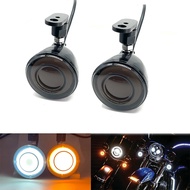 Motorcycle Front Turn Signal Lights Amber Lamp Bulb Blinker Led Signal Lamp for Dyna Softail Fat Bob