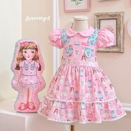 Arpanet girl Dress/Pink Doll/Size Xs/s Rare Item