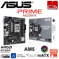 ASUS PRIME A620M-K AM5 M-ATX MOTHERBOARD+ AMD 7000 + 8000 Series Processor Combo