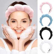Towel Headband Spa Headbands for Women Sponge Hairband Skincare Headband
