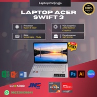 Laptop Bekas Acer Swift 3 Ryzen 5 5500U RAM 16GB SSD 512GB 
