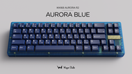 Wuque Studio Aurora R2 Custom keyboard ตัวล่าสุด Gasket mount (poron gasket set) Hot-swap (Pre-Ord