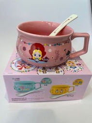 7-11 限量版迪士尼系列陶瓷碗連匙羹-B款 愛麗絲夢遊仙境
