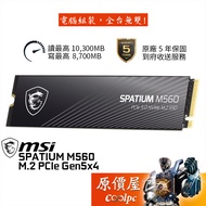 MSI SPATIUM M560 M.2 PCIe 5.0 SSD [1T, 2T] Solid State Drive/Original Price House