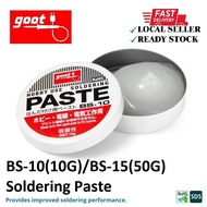 GENUINE GOOT BS-10 (BS10) BS-15 (BS15) Soldering Paste - Japan
