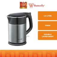 Butterfly 1.5L Electric Cordless Jug Kettle SUS304 Stainless Steel BJK-3805S with Cold Touch Body