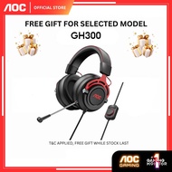 [ NOT FOR SELL ] AOC GH300 GAMING HEADSET ( Free Gift For Q27G4ZD / AG493UCX2 )