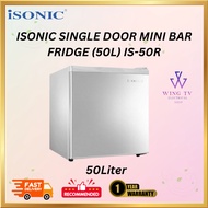 Isonic Single Door Mini Bar Fridge (50L) IS-50R (PETI MURAH)