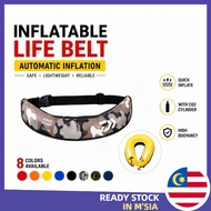 Zenaq Professional portable adult ultra-thin waist hanging life jacket with automatic inflation