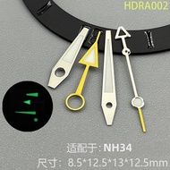 Nh34 Xem Tay 4 Tay Gmt Màu Xanh Lá Cây đồng hồ dạ quang Phụ Kiện Cho Nhật Bản Nh34 Phong Trào