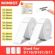 NIIMBOT D11/D110/D101 White Thermal Label Paper Stickers, Name Stickers, White Price Label Paper