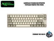 Leopold FC660M BT Vintage White Two-Tone Bluetooth Compact Mechanical Keyboard (Cherry Mx Switches)