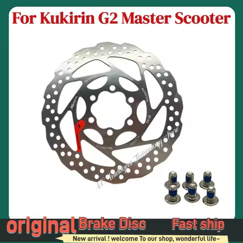 KuKirin Original 140mm Brake Disc with Screws for G2 Master G3 G4 Electric Scooter Compatible with K