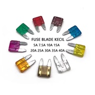 Fuse Blade Fuse Plug Plug DX Small Mini 2A 3A 5A 7.5A 10A 15A 20A 25A 30A 35A Motor Car
