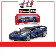 BBURAGO Burago <Race & Play Series> 1:18 Ferrari FXXK EVO #27 (Blue, White) Die Cast Car Models <18-