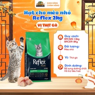 REFLEX PLUS RPC519 Cat Granules - Premium Nutritional Kitten Food, Chicken Flavor - 8Kg Bag Reflex C