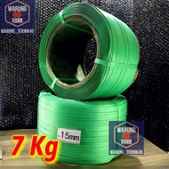 HIJAU Plastic Strapping Straping Band 15 mm Weight 7 kg Green Straping Rope