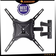 Vesa 32-55 inch Fully Adjustable Tilt Triple Arm TV Wall Mount Bracket LED LCD Heavy Duty TV Bracket