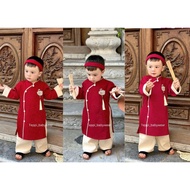 [Ao Dai collection as a gift] High quality Velvet Ao Dai for boys - Boys' Ao Dai for children 1-6 ye