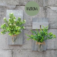 Wall Decor "Hanging Jar" Grey Oaks