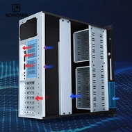 [SONONIA] Server Industrial Control Case 4U Rackmount Steel Cabinet Secure Lock Efficient Cooling fo