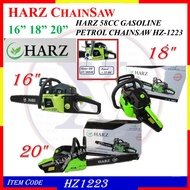 HARZ 58CC GASOLINE PETROL CHAINSAW | HZ1223-16 (16"), HZ1223-18 (18") , HZ1223-20 (20")