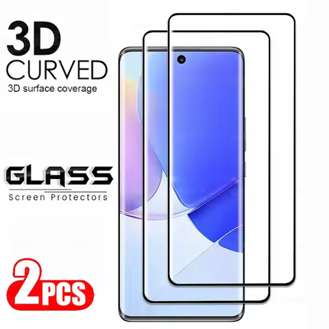 2Pcs 3D Curved edge 9H HD Clear Tempered Glass For Huawei Pure 80 70 Ultra P60 Art P50 P40 Pro Plus