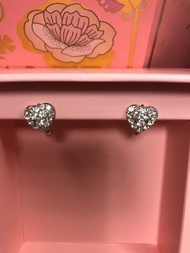 💋Juicy Couture 心形水鑽耳環