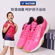 Short in Size Clearance Victor Victory Wickdo Kids Badminton Shoes Children Badminton Teenagers Sports Training Shoes