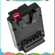 V Mount V-Lock Battery to NP-F F550 F570 F750 F970 Dummy Battery Converter Plate D-Tap for LED Light