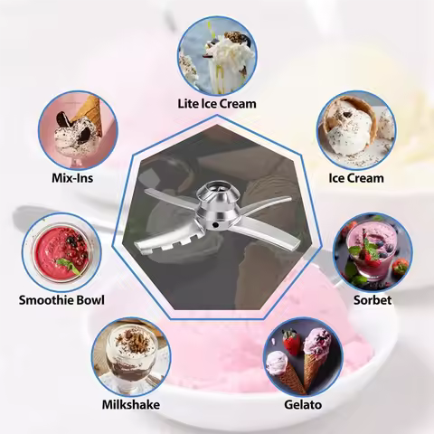 CKFAM-Replacement Paddle Blade For Ninja Creami NC501 CN501CO NC500C NC501C NC501H Ice Cream Makers 