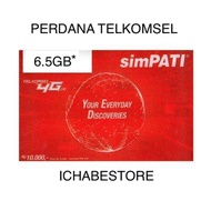 9.Telkomsel Perdana internet 6.5GB kuota data