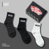 VANS SOCK QUARTER ORIGINAL/VANS SOCK QUARTER VANS SOCKS ORIGINAL INDONESIA BNWB 100%