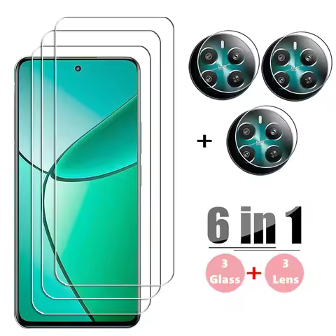 Full Gule Glass For Realme 12 4G Tempered Glass Realme 12 Screen Protector Protective Phone Camera L