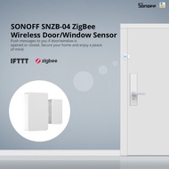 SONOFF SNZB-04 ZigBee Wireless Door/Window Sensor Alarm Door and Window Magnetic Alarm Security System eWeLink APP Sync Status