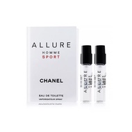 【Chanel】CNL香奈兒Sport男性淡香水試管1.5ml雙入組