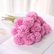 1/6pcs Artificial Dandelion Flower Ball Bouquets Artificial Flower Wall Fake Flower Home Decoration