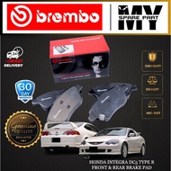 HONDA INTEGRA DC5 TYPE R FRONT OR REAR BRAKE PAD  BREMBO