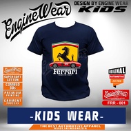 kaos anak ferrari tshirt scuderia ferrari F1 baju balap formula one FRR001