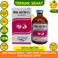DUFAMEC 1% Injeksi 50ml dan 500ml - Obat Cacing Kutu Kudis Scabies Ampuh - Seperti Intermectin