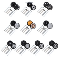 NARCISSUS1Y7KJ 2Pcs Replace Wheels Universal Replacement DIY Suitcase Parts Axles for for Luggage wi
