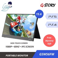 【 11.11 SALE 】G-STORY PS4 / PC / PS5 / XBOX IPS 15.6 1080p HDMI Ultra-Thin Portable Monitor GS156FM