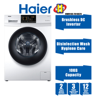 Haier Washing Machine (10.0kg) Anti-Bacterial Technology Inverter Fabric Protection Front Load Washer HWM100-FD10829