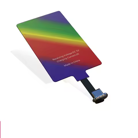 Taidacent 10W 5W Type C Wireless Charger Receiver Pad Qi Wireless Receiver 5V 2A 1A Wireless Android
