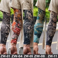 5pcs/pack Sun UV Protect Tattoo Sleeve Arm Cover Elastic Nylon Cool Tattoo Design Stocking Protect O