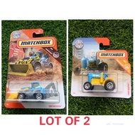 MATCHBOX 2018-2020 INC CROP MASTER vs BACKHOE MBX CONSTRUCTION LOT OF 2!