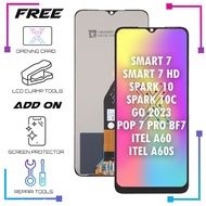 LCD SCREEN DISPLAY FOR INFINIX SMART 7 / 7 HD / TECNO SPARK 10 / 10C / SPARK GO 2023 / POP 7 PRO / I
