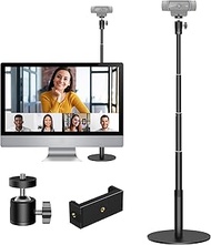 InnoGear Webcam Stand, Telescopic Webcam Mount Vlogging Stick with Phone Holder Web Cam Stand for Lo