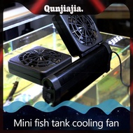 Mini Aquarium Cooling Fan Fish Tank Low Noise Chiller Marine Pond Cooler